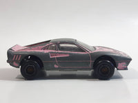 HTF Color Vintage Majorette No. 211 Ferrari GTO Pink 1:56 Scale Die Cast Toy Car Vehicle - Made in France