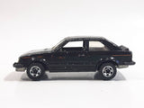 Hard to Find 1983 Hot Wheels Ford Escort Black Die Cast Toy Car Vehicle