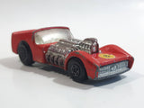Vintage 1971 Lesney Matchbox Superfast No. 19 Road Dragster #8 Red Die Cast Toy Car Vehicle