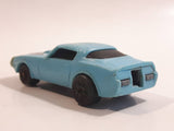Vintage 1980 Kidco Key Cars Firebird Light Blue Plastic Body Die Cast Toy Car Vehicle