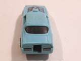 Vintage 1980 Kidco Key Cars Firebird Light Blue Plastic Body Die Cast Toy Car Vehicle