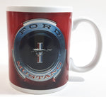 Ford Mustang Red and White Ceramic Coffee Mug