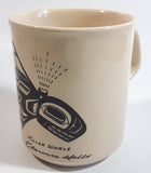 Vintage Clarence A. Wells Killer Whale Orca Pottery Coffee Mug