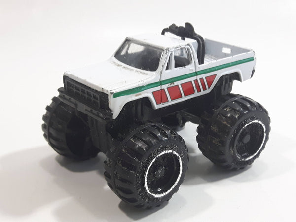 Vintage Welly Chevy Pickup Monster Truck White Die Cast Toy Car Vehicle