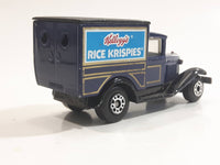 1990 Matchbox Model A Ford Kellogg's Rice Krispies Cereal Orange Die Cast Toy Classic Antique Car Delivery Vehicle