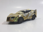 Bao Fan No. M3 Gold Chrome Plastic Die Cast Toy Car Vehicle