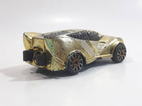 Bao Fan No. M3 Gold Chrome Plastic Die Cast Toy Car Vehicle