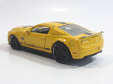 2011 Hot Wheels '10 Ford Shelby GT500 Super Snake Yellow Die Cast Toy Car Vehicle