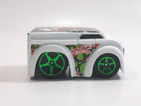 2005 Hot Wheels Crazed Clowns II Blings Dairy Delivery Van White Die Cast Toy Car Vehicle