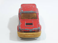 Vintage Majorette No. 255 Renault R 5 Turbo Red 1:53 Scale Die Cast Toy Car Vehicle