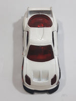 2004 Hot Wheels 2x Turbo Power Launcher 24 / Seven White Die Cast Toy Race Car Vehicle