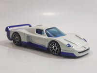 2005 Hot Wheels First Editions: Realistix Maserati MC12 Pearl White Die Cast Toy Car Vehicle
