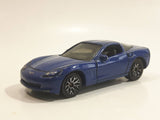 2007 Matchbox Metal Corvette C6 Dark Blue Die Cast Toy Car Vehicle