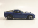 2007 Matchbox Metal Corvette C6 Dark Blue Die Cast Toy Car Vehicle