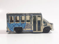 2000 Matchbox On Tour Chevy Transport Bus Transport Cream White 1/80 Scale Die Cast Toy Car Vehicle