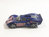 2008 Hot Wheels TEAM: Hot Wheels Racing Chaparral 2D Metalflake Dark Blue Die Cast Toy Car Vehicle