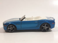 2008 Hot Wheels Camaro Convertible Concept Metalflake Blue Die Cast Toy Car Vehicle