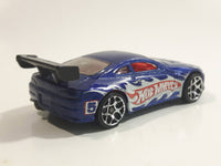 2008 Hot Wheels Team: Hot Wheels Racing Nissan Silvia S-15 Metalflake Dark Blue Die Cast Toy Car Vehicle