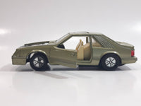 Sunnyside Superior Racers SS 910 Ford Mustang Cobra Olive Green Pullback Friction Motorized 1/38 Scale Die Cast Toy Car Vehicle Missing Hood and a Door