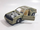 Sunnyside Superior Racers SS 910 Ford Mustang Cobra Olive Green Pullback Friction Motorized 1/38 Scale Die Cast Toy Car Vehicle Missing Hood and a Door