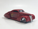 2003 Hot Wheels First Editions Swoop Coupe Red Die Cast Toy Low Rider Hot Rod Car Vehicle