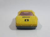 Majorette Novacar No. 101 Ferrari Testarossa "Turbo" Yellow Die Cast Toy Luxury Sports Car Vehicle