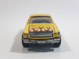 2011 Hot Wheels Heat Fleet '65 Ford Mustang Hardtop Yellow Die Cast Toy Muscle Car Vehicle with Opening Hood