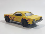 2011 Hot Wheels Heat Fleet '65 Ford Mustang Hardtop Yellow Die Cast Toy Muscle Car Vehicle with Opening Hood