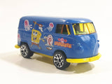 2003 Matchbox SpongeBob SquarePants VW Delivery Van Blue Die Cast Toy Car Vehicle