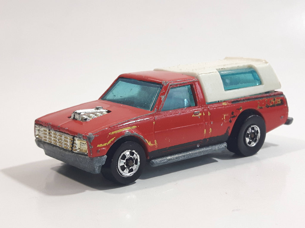 Vintage 1982 Hot Wheels Hi Rakers Dodge D-50 Pickup Truck Red with Whi ...