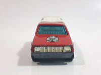 Vintage 1982 Hot Wheels Hi Rakers Dodge D-50 Pickup Truck Red with White Canopy Die Cast Toy Car Vehicle