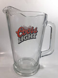 Coors Light 9" Tall 48oz. Heavy Glass Beer Pitcher