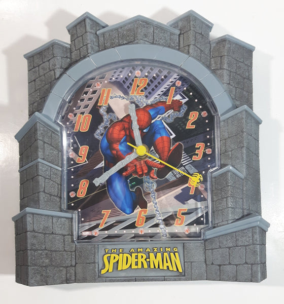 The Amazing Spider-Man 3D Castle Shaped Plastic Wall Clock