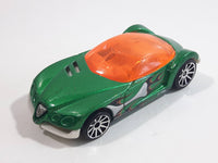 2009 Hot Wheels Dino Splash Tail Golden Arrow Green Die Cast Toy Car Vehicle