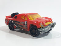 2009 Hot Wheels HW Daredevils Off Track Baja Truck #1 Red Die Cast Toy Car Vehicle