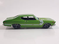 2009 Hot Wheels Muscle Mania '69 Chevelle SS 396 Metalflake Light Green Die Cast Toy Muscle Car Vehicle
