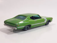 2009 Hot Wheels Muscle Mania '69 Chevelle SS 396 Metalflake Light Green Die Cast Toy Muscle Car Vehicle