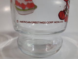 Vintage 1980 MCMLXXX Strawberry Shortcake 4" Tall Glass Cup Set of 2