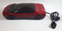 Vintage Kinyo Red and Black Plastic Sports Car Shaped VHS Video Cassette Tape Rewinder 13" Long