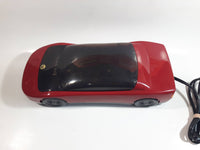 Vintage Kinyo Red and Black Plastic Sports Car Shaped VHS Video Cassette Tape Rewinder 13" Long