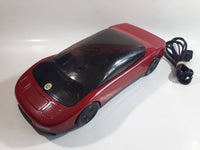 Vintage Kinyo Red and Black Plastic Sports Car Shaped VHS Video Cassette Tape Rewinder 13" Long