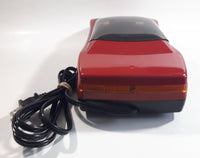 Vintage Kinyo Red and Black Plastic Sports Car Shaped VHS Video Cassette Tape Rewinder 13" Long