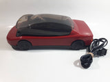 Vintage Kinyo Red and Black Plastic Sports Car Shaped VHS Video Cassette Tape Rewinder 13" Long