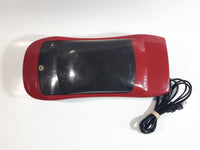 Vintage Kinyo Red and Black Plastic Sports Car Shaped VHS Video Cassette Tape Rewinder 13" Long