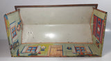 Vintage 1950s Marx Log Cabin Tin Toy House Building