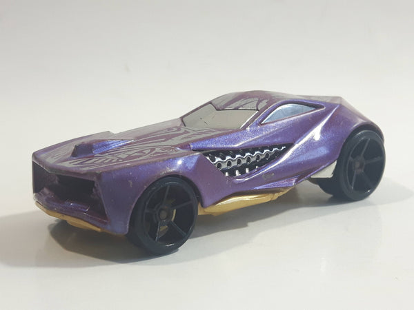 2009 Hot Wheels HW Special Features Urban Agent Metallic Purple Die Cast Toy Car Vehicle (Missing Missiles)
