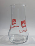 Vintage 1980s 7-Up The Uncola Soda Pop Beverage Upside Down Unique Clear Glass Drinking Cup Collectible