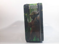 2010 Star Wars Yoda Jedi Master Green and Black Embossed Tin Metal Lunch Box