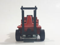 2001 Hot Wheels CAT Fork Lift Red Cast Toy Car Construction Vehicle