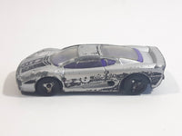 1998 Hot Wheels Dash 4 Cash Series Jaguar XJ220 Silver Die Cast Toy Car Vehicle